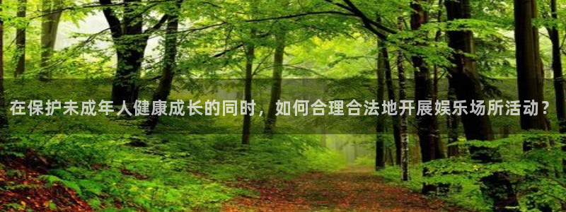 狗子28pg最新版安装包下载：在保护未成年人健康成长的同时，如何合理合法地开展娱乐场所活动？